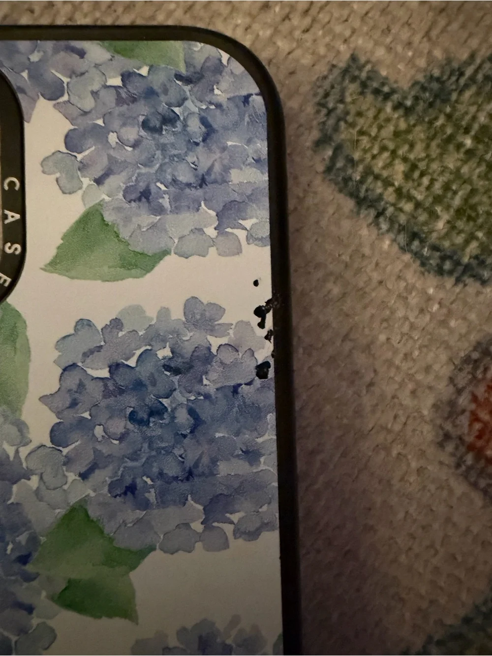 Casetify Blue & Green Hydrangea Floral Phone Case